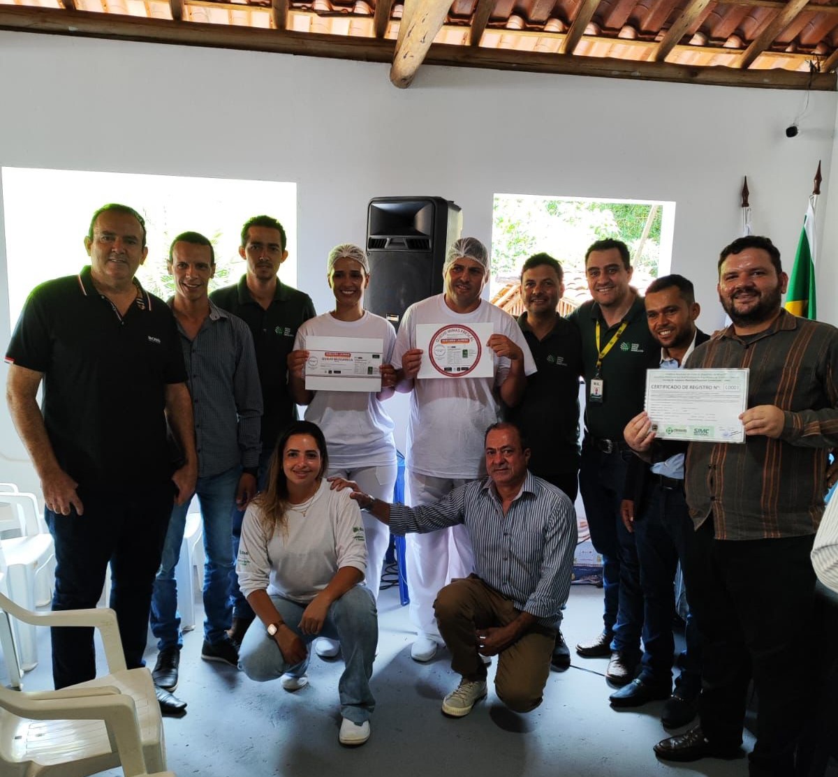Cimams e MP participam da entrega e obtenção do registro do SIM Regional à Queijaria Laurena, em Couto Magalhães